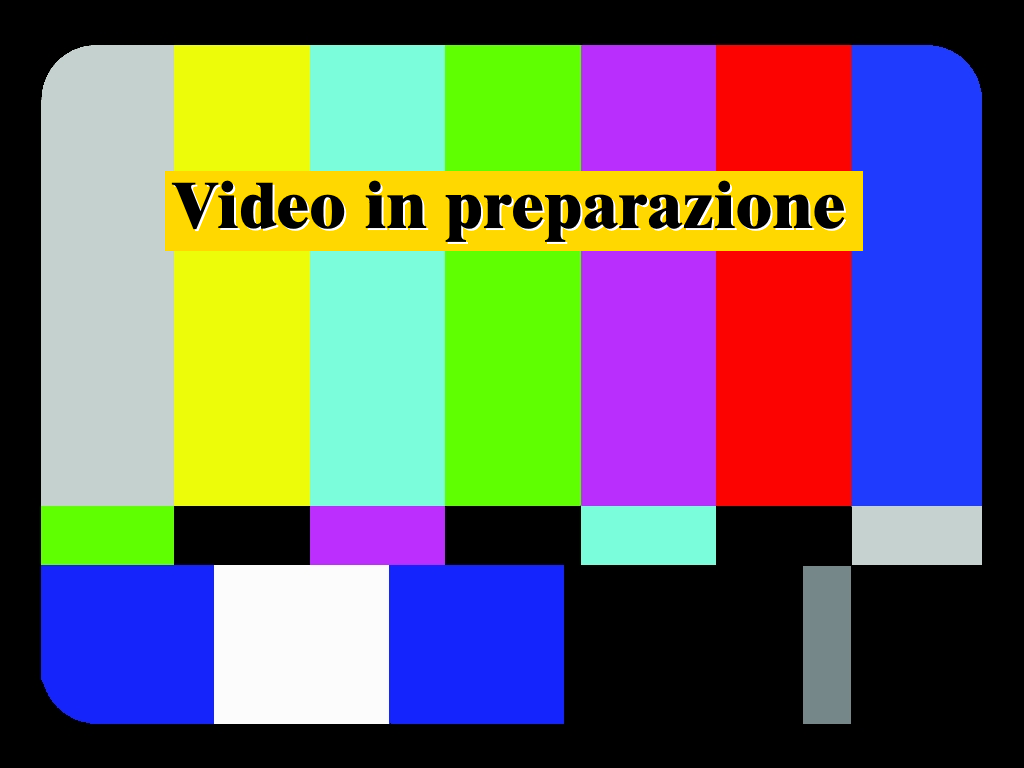 video in preparazione